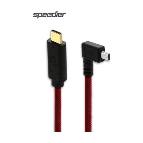 Suitable for Nikon D750 DF 7100 Tethered shooting cable miniusb8p Connect the camera data cable to the computer type-c to mini
