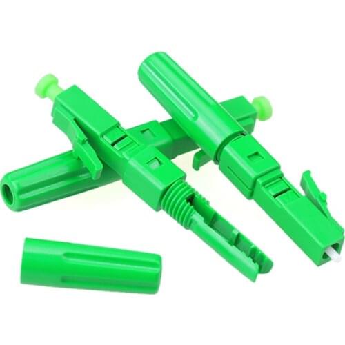 LC APC Fiber Optic Fast Connector LC cold splice optical fiber embedded type LC/APC leather wire optical cable quick adapter