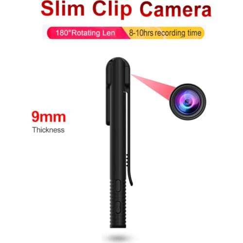 600mins Long Recording Time Magnetic Clip 1080P Wearable Camera DV Video Voice Recorder Night Vision Wide Angle Body Camcorder