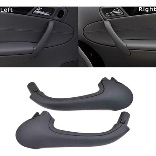 Front rear Interior Trim Door Pull Handles Carrier Covers For Mercedes Benz C Class W203 2000-2007 Car Accessories