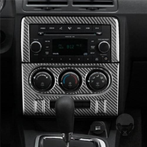 Air Conditioner Navigation NAVI Guide Cover Trim Sticker for Dodge challenger 2008-2014 Interior Decoration Car Accessories LHD