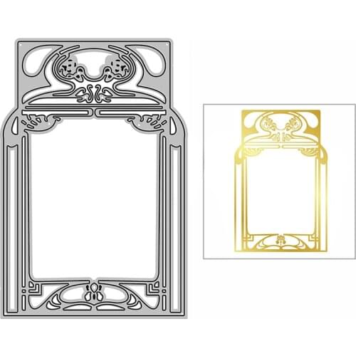 New Rectangle Frame Cover Craft Embossing Mold 2021 Metal Cutting Dies for Decorative Scrapbooking Album Card Making No Stamps