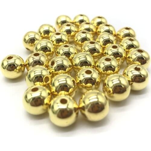 New 4mm 6mm 8mm 10mm Acrylic Round Pearl Spacer Loose Beads Jewelry Making Necklace bracelet DIY beads #02
