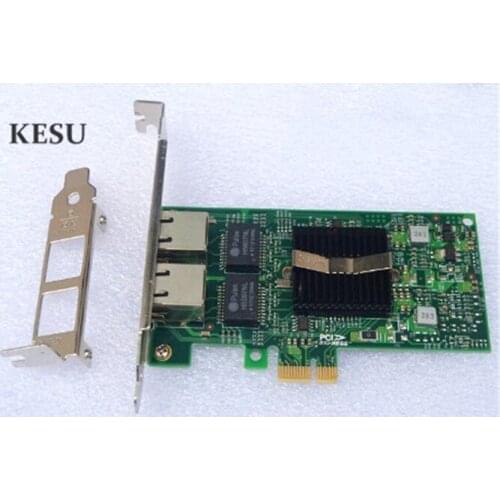 Network card Dual Port PCI-E 1X 1Gbps Intel 82576EB E1G42ET/EF E1G44ET Gigabit Server Adapter