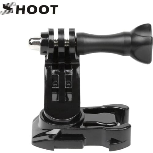 SHOOT Turntable J Hook Buckle Mount Base for GoPro HERO 7 6 5 Session SJCAM SJ4000 Xiaomi Yi 4K H9r Chest Strap Go Pro Accessory