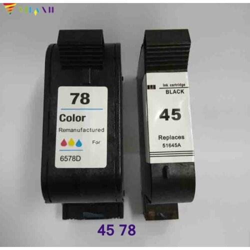 Vilaxh compatible Ink Cartridge replacement for HP 45 78 930c 3816 940c 180 280 1220c 3810 3820 3822 6122 6127 920c 932c 950c