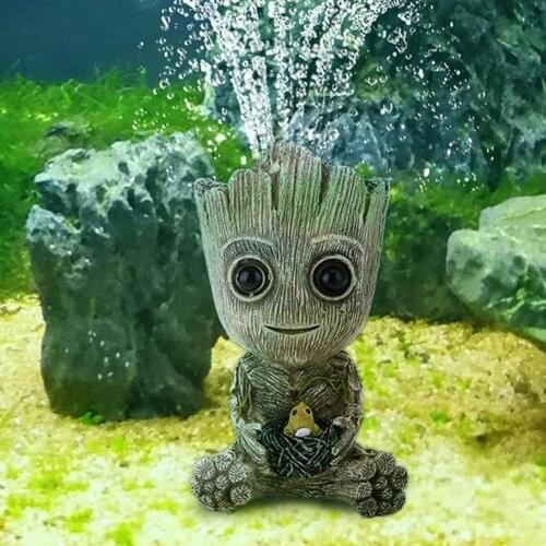 Fish Aquarium Decoration Mini Tree Shape FishTank Decoration Wood Natural Trunk Driftwood Tree Aquarium Fish Tank Air Pump Decor