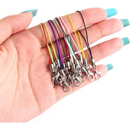 XINYAO 20 Pcs/lot Mobile Phone Pendant Lanyard Bear Doll Ornament Various Colors DIY Jewelry Making Accessories Supplies