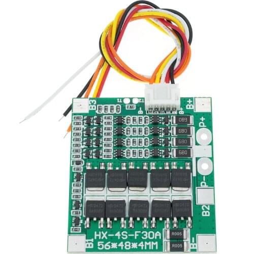 20pcs New Arrival 4S 30A 14.8V Li-ion Lithium 18650 Battery BMS Packs PCB Protection Board Balance Integrated Circuits