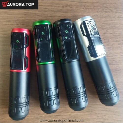 2021 AuroraTop High Quality Tattoo Battery Pen Machine with 4.5mm Stroke