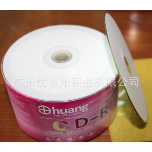 50 discs Less Than 0.3% Defect Rate Grade A x52 700MB Blank Printable CD-R Disc