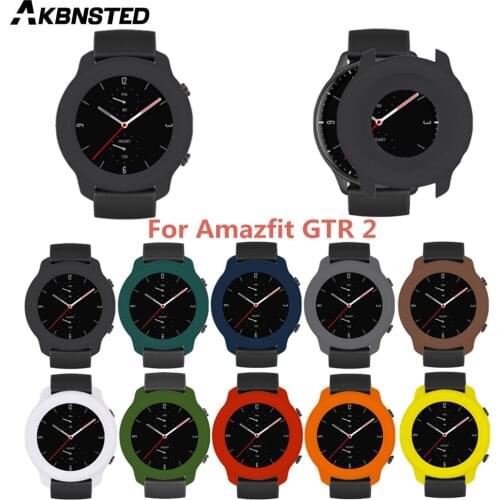 AKBNSTED Colorful Soft Silicone Watch Protective Shell For Xiaomi Amazfit GTR 2 Watch Case For Amazfit GTR 2 Case Accessories