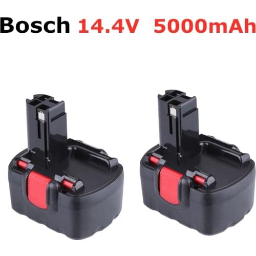 14.4V 5000mAh Ni-CD Rechargeable Battery for bosch 14.4V Battery BAT038 BAT040 BAT140 BAT159 BAT041 3660K NI-CD 2607335533