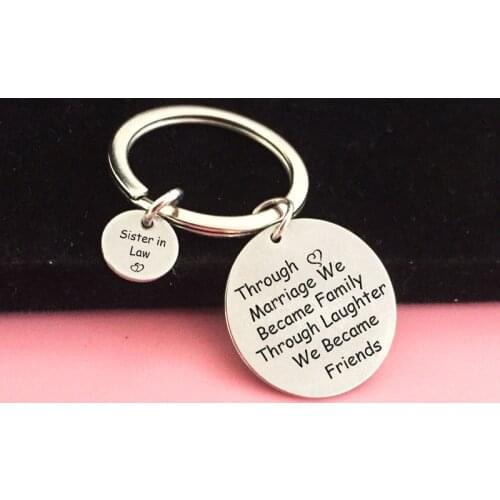 Through the high key quality of marriage records, we became family sisters, gifting bonus sisters with beautiful key chain jewel