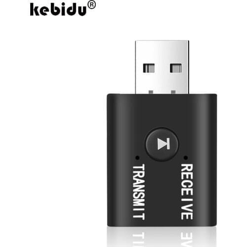 Bluetooth 5.0 Audio Receiver Transmitter Mini Stereo Bluetooth AUX RCA USB 3.5mm Jack For TV PC Car Headphone Wireless Adapter