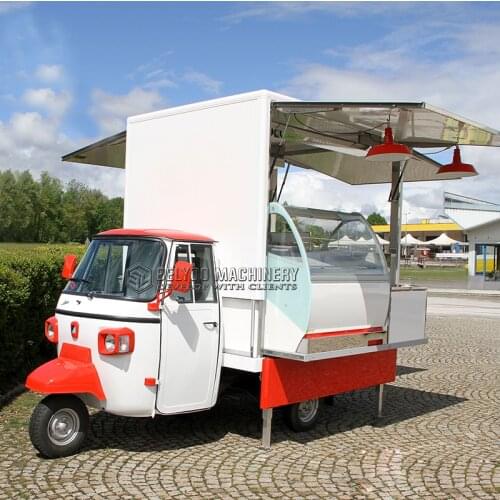 Electric Mobile Kitchen Beer Bar Food Kiosk Beverage Cart Gelato Catering Van Ice Cream Truck