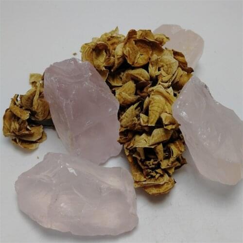 Hot Raw Crystal Mineral Crystals Natural Rose Quartz Stone Cavity For Collection Lovers Specimen Study Irregular Stone