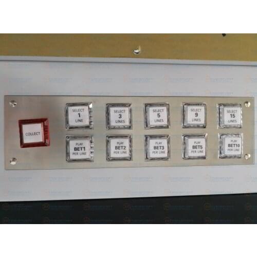 Buttons Keyboard control panel console with wires harness cables for WMS 550 casino game pcb/ Wire for slot game machine/Cable