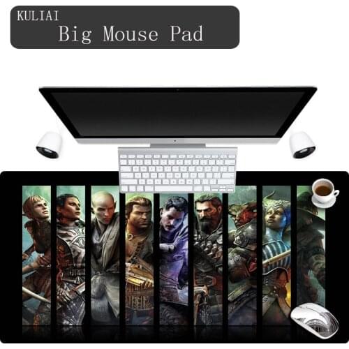 XGZ Dragon Age Video Anime Mouse Pad 400X900X2MM XL Mousepad Keyboard Mat Fast D Game Laptop Computer Game Player