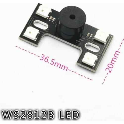 Matek 2812B LED + 5V Active Buzzer for NAZE32 CC3D F3 Flight Controller FPV Racing Drone RC Quadcopter Parts