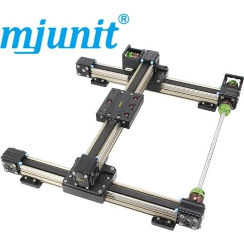 Mjunit XY axis gantry module slide belt linear guide actuator for automatic visual localization drawing machine