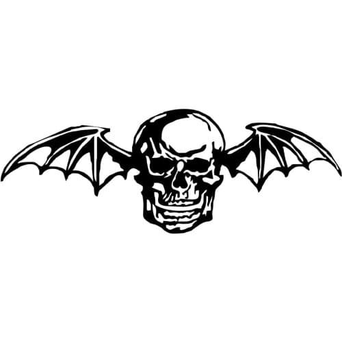 MIGNATIS E960-skull and Bat Label Sticker Sticking Mural Art Decal For Car Window Loptop Decoration Vinyl Stickers Waterproof Self