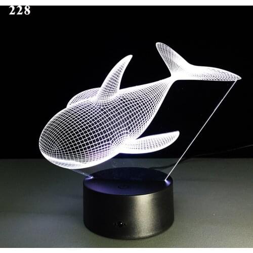 Night Lights for Bedroom Fairy Lights Personalized Gift Sea Fish Table Light Lamp Deco Led Nightlight Child Home Kids Room Mood