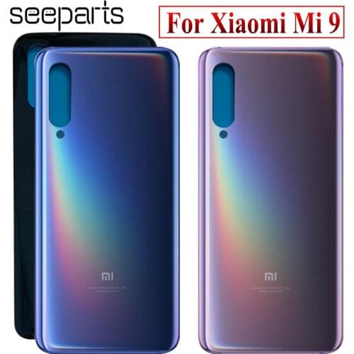 New for Xiaomi mi 9 Back Battery Cover Rear Door Housing Case Glass Panel Mi9 SE Replacement Parts For xiaomi mi 9 Battery Cover