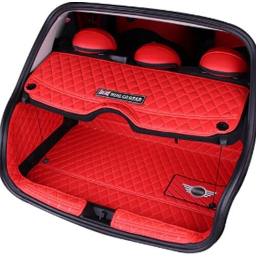 OLANAUTO Custom Special Car Trunk Mats forMINI COOPER S F54 F55 F56 F57 F60 R60 CLUBMAN Waterproof Durable Cargo Rugs Carpets