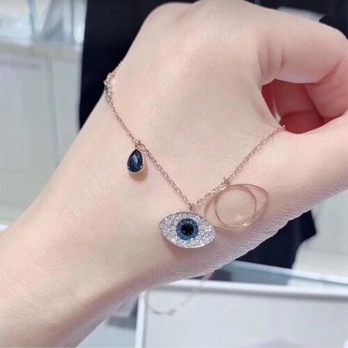 Devils Eye Shih same necklace new 2019 WTA Red Sen Department pendants clavicle chain Necklace