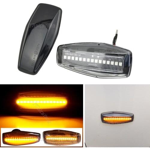 A pair Dynamic Blinker LED Light Side Marker For Hyundai Tucson Terracan Coupe Trajet Matrix Elantra XD i10 Getz Sonata XG