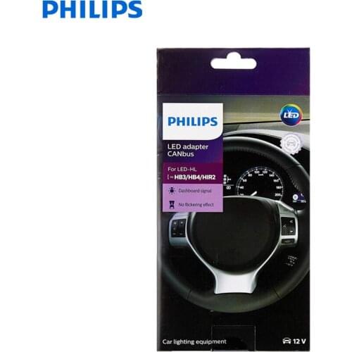 Philips LED CANbus HB3 HB4 H1R2 9005 9006 9012 18956C2 Decoder LED Adaptor Error Cancel Remove Dashboard Warning (Twin)