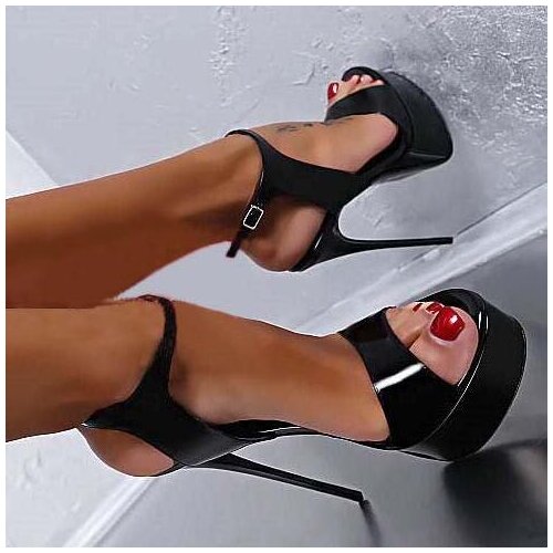 Dropshipping New Summer Sexy Women High Heels Sandals 16cm Fashion Stripper Shoes Party Pumps Shoes Women Platform Sandals