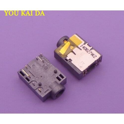 2pcs Audio Female Socket Port for Lenovo S300 S400 G480 G580 G485 3.5mm Headphone microphone jack connector