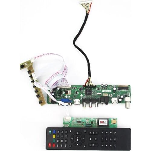 T.VST59.03 LCD/LED Controller Driver Board (TV+HDMI+VGA+CVBS+USB) For B170PW06 V.2 N170C2-L02 LVDS Reuse Laptop 1440x900