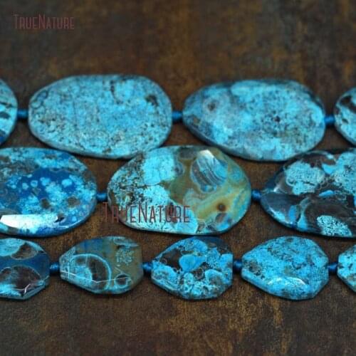 Vintage Jewelry Faceted Oval Shaped Beads Strands Ocean Jaspers Loose Beads Sediment Stone Jewelry 3 sizes BE6716