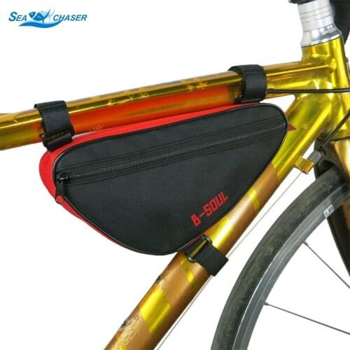 Waterproof Triangle Bike Bag Bicycle Bag Pouch Cycling Front Tube Frame Bag Saddle Holder MTB Mountain Bike Cellphone Accessory