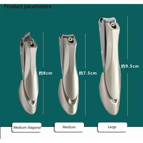 1pcs New Design Nail Clippers Top Quality Stainless Steel Finger Nail Cutter Professional Ingrown Toenail Clipper