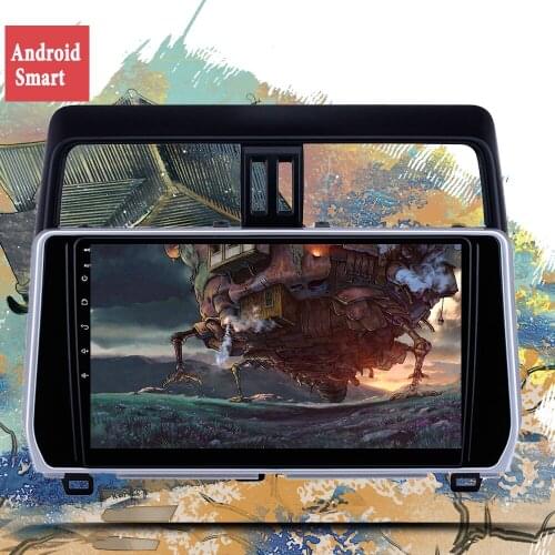 10 inch PIP Android Car DVD Player GPS for Toyota Land Cruiser Prado 150 LC150 2018-2020 Multimedia Navigation Radio BT wifi