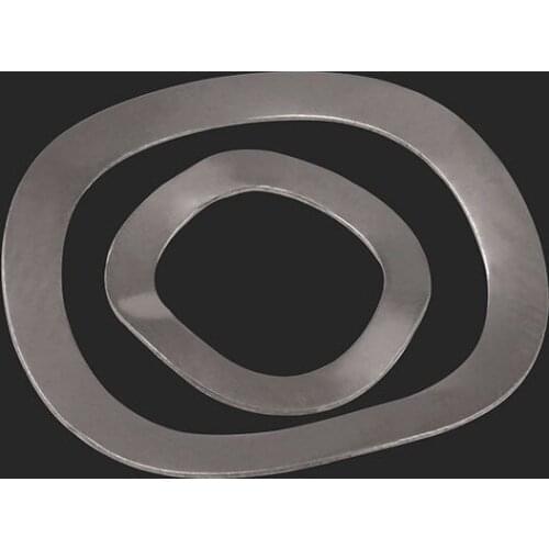 20Pcs DIN137B M3 M4 M5 M6 M8 M10 M12 black coating Steel 65MN Wave Washers Spring Washer