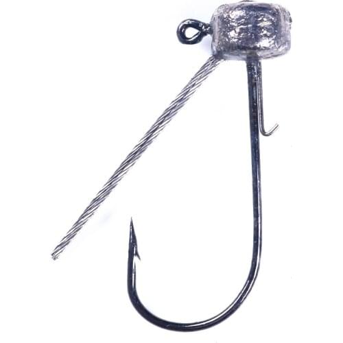 6PCS/Lot 3.5g 5.6g 6.5g Mushroom Head Hook Jig Bait Fishing Hook For Soft Lure Fishing Tackle fishing tackle accessorie