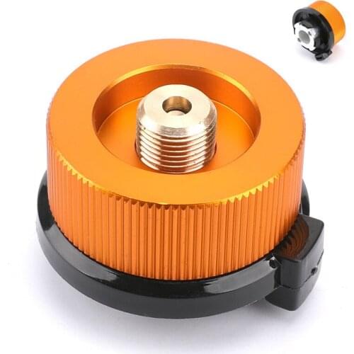 Outdoor Stove Adapter Gas Converter Split Type Furnace Connector Adapter for Camping Cooking Picnic