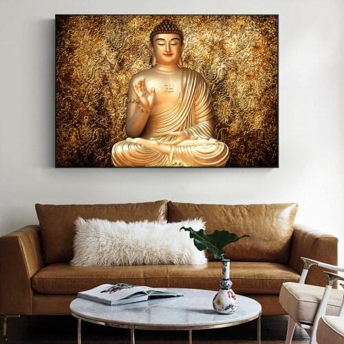 5d diy Diamond Painting"Golden Buddha"Full,square Embroidery,handmade Drill Mosaic,art,Crafts Y1944