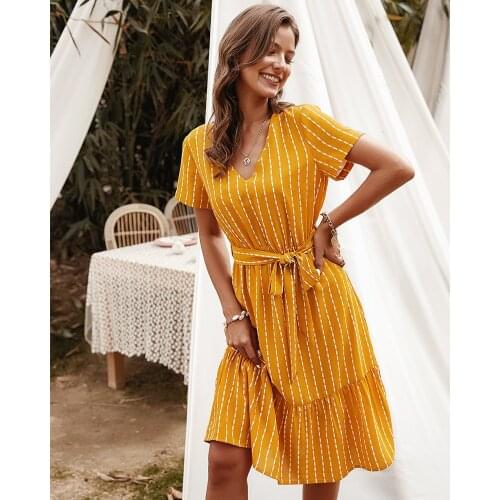 BORRUICE Short Dresses For Women