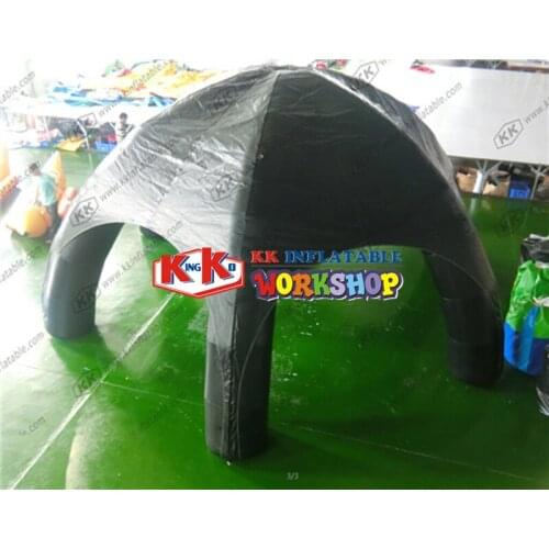Black outdoor spider tent Factories and manufacturing in China PVC material tent