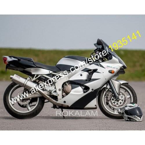 For Kawasaki NINJA ZX6R 2000 2001 2002 ZX 6R 636 00-02 ZX-6R Black Gray Sportbike ABS Fairing Kit (Injection molding)