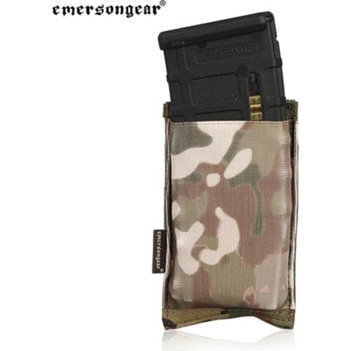 Emersongear Magazine Pouch Fast Draw Single M4 Magazine Pouch High Speed Open Top 5.56 Rifle Pouch Mag Tactical Military Pouch