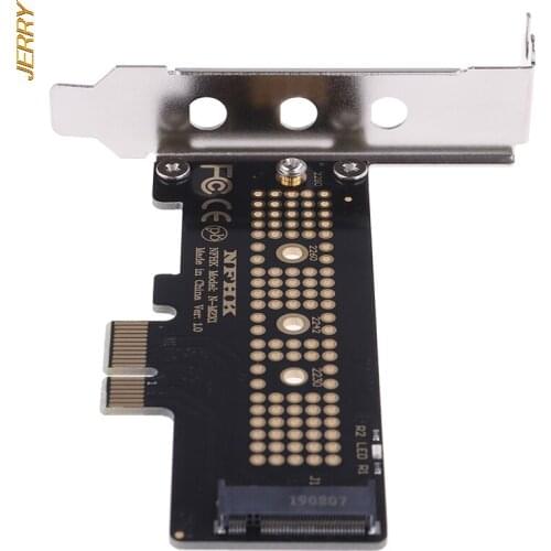 Hot Sale 1 NVMe PCIe M.2 NGFF SSD To PCIe X1 Adapter Card PCIe X1 To M.2 Card (with Bracket)