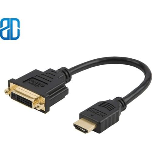 HDMI to DVI Cable Bi-Directional HDMI Male to DVI(24+1) Female Adapter 1080P DVI to HDMI Conveter 3D HDTV PS3 PS4 DVD Nintendo