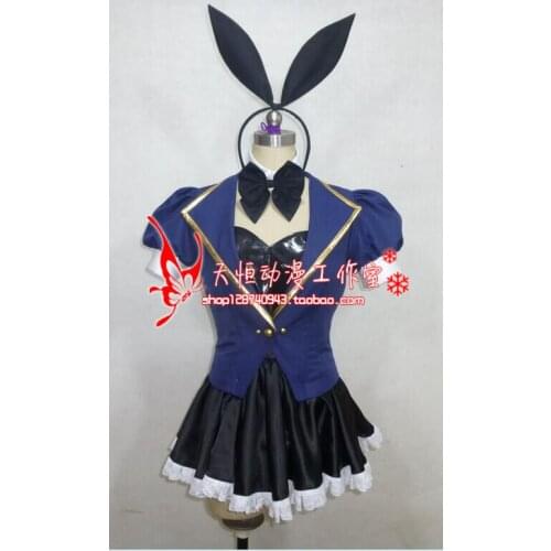 2016 Date A Live Yoshino Cosplay Costume Rabbit Version Halloween Costumes